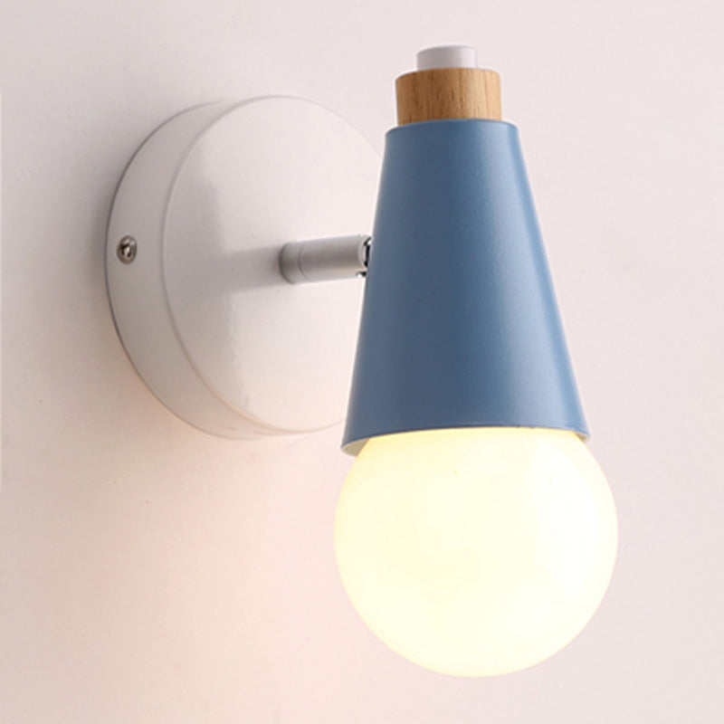 Modern Style Geometric Wall Lamps Metal 1 Light Wall Lighting for Living Room