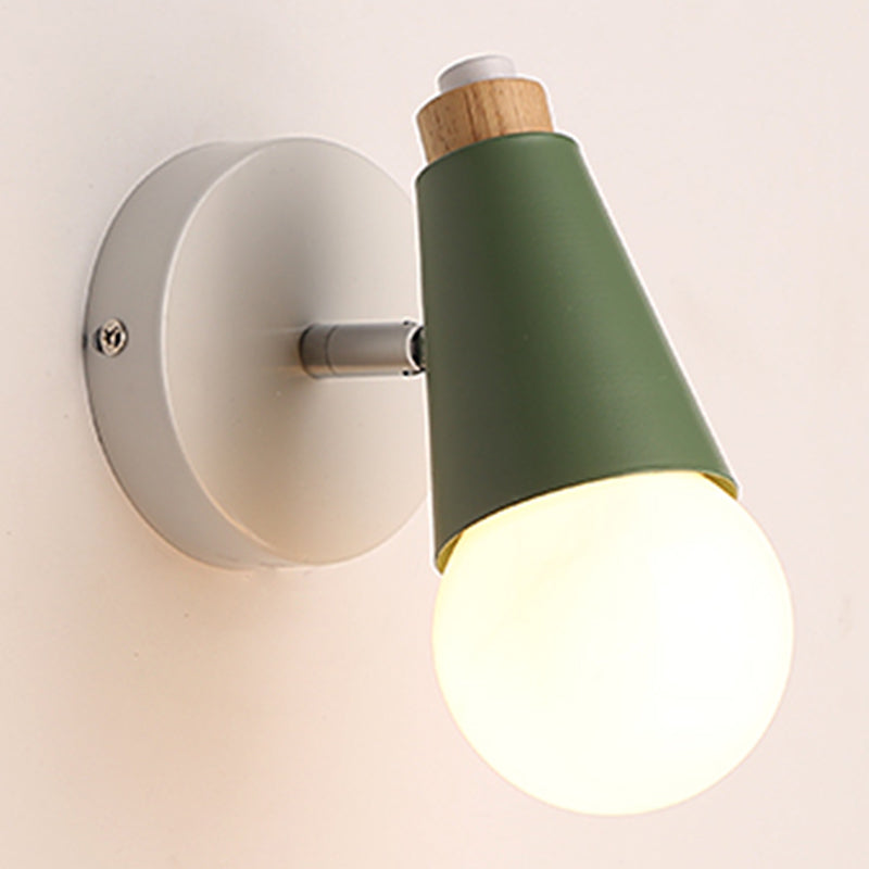 Modern Style Geometric Wall Lamps Metal 1 Light Wall Lighting for Living Room