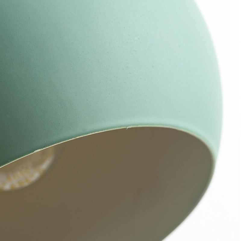 1-Light Wall Sconce Modern Macaron Style Metal Wall Lighting for Bedside