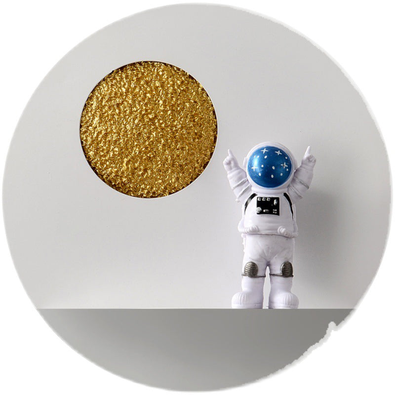 Modern Style Geometry Shape Wall Sconce Metal 1 Light Sconce Lighting for Bedroom