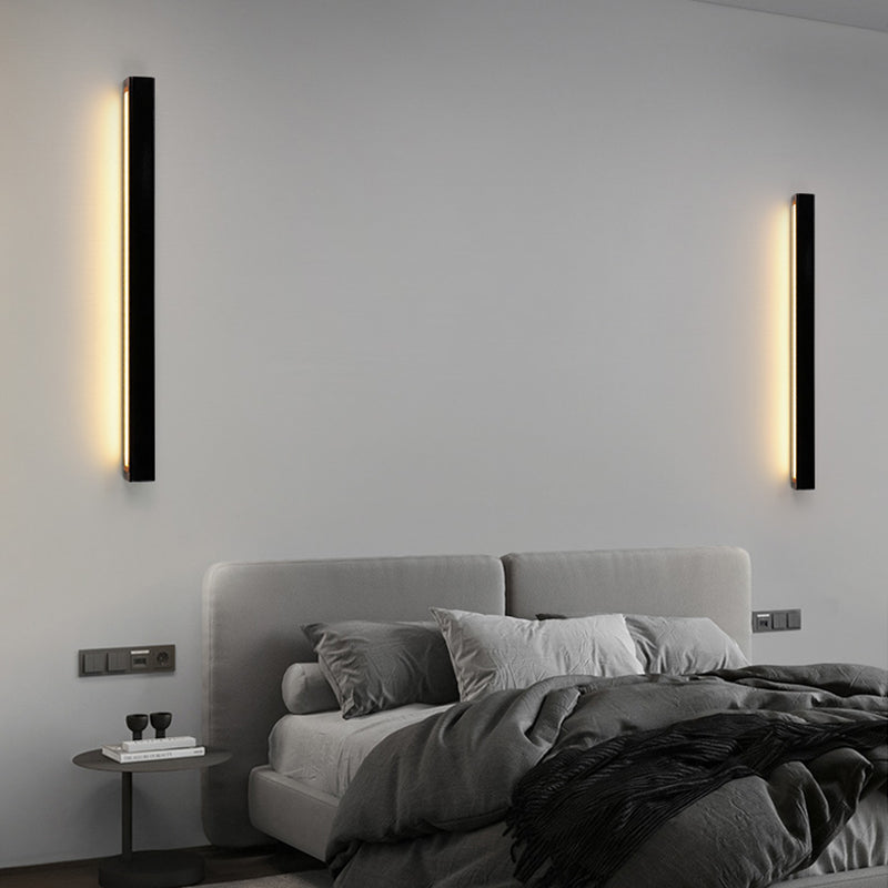 Modern Style Linear Shape Wall Sconce 1 Light Sconce Lighting for Bedroom