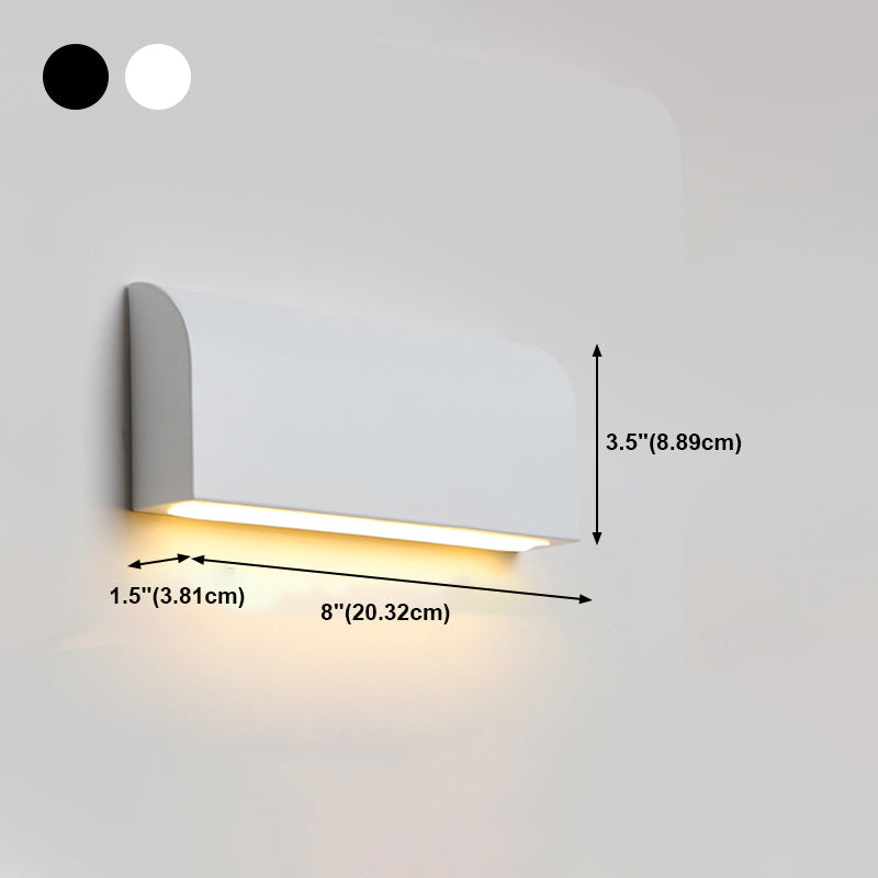 Modern Style Geometry Shape Wall Sconce Metal 1 Light Sconce Lighting for Dining Room