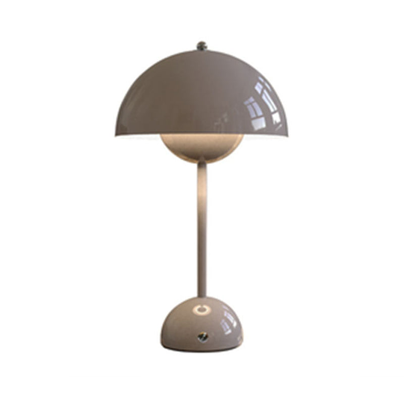 Contemporary Style Dome Night Table Lamps Metal 1-Light Table Lamp