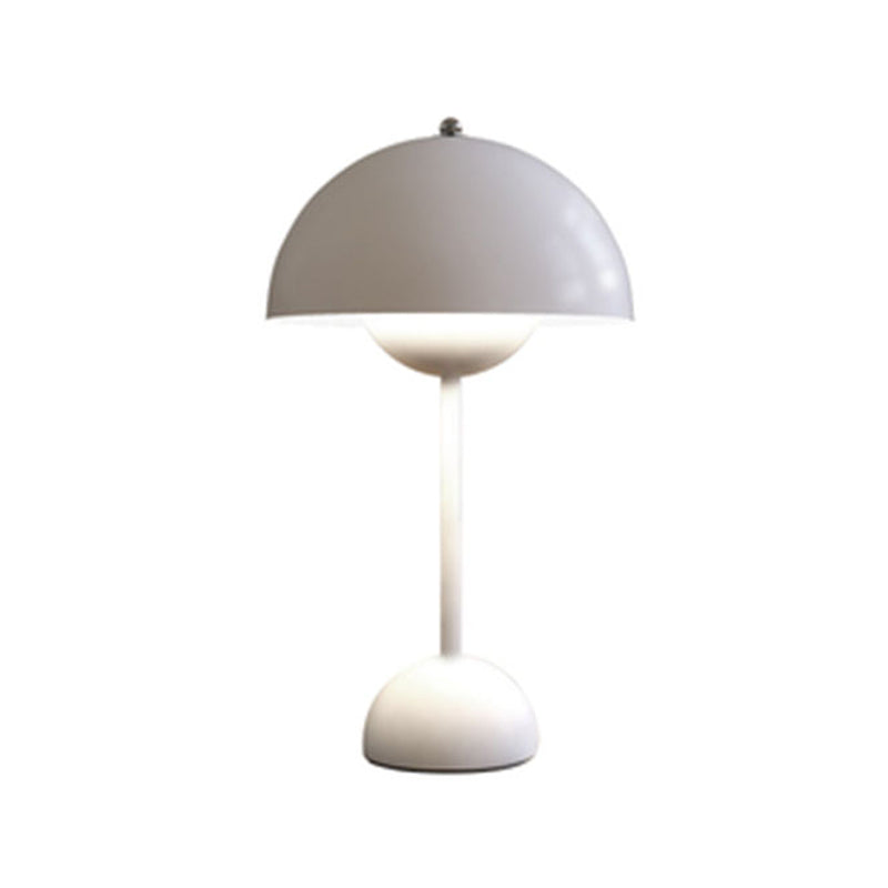 Lampes de table de nuit en dôme de style contemporain en métal lampe de table à 1 lumière