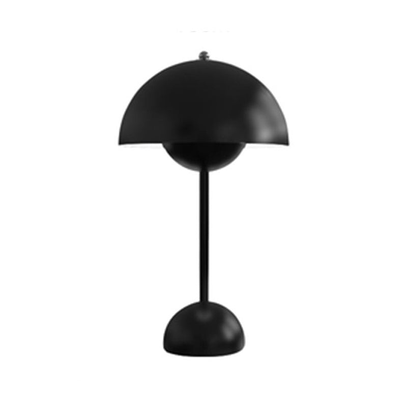 Contemporary Style Dome Night Table Lamps Metal 1-Light Table Lamp