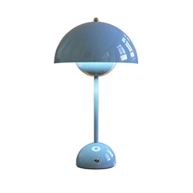 Lampes de table de nuit en dôme de style contemporain en métal lampe de table à 1 lumière