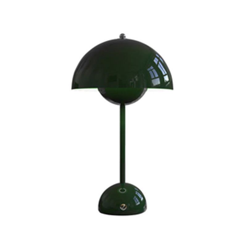 Contemporary Style Dome Night Table Lamps Metal 1-Light Table Lamp