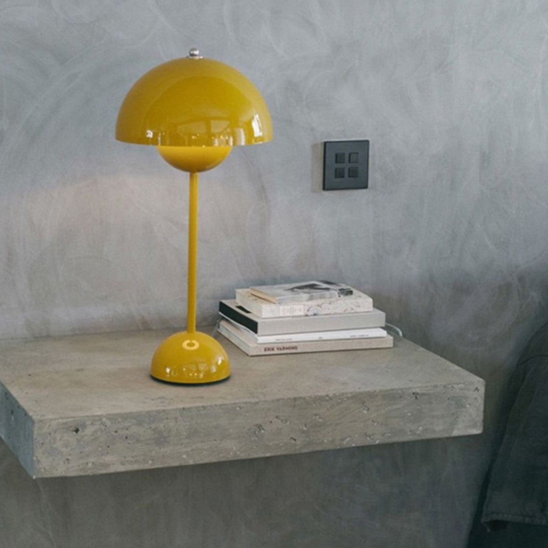Contemporary Style Dome Night Table Lamps Metal 1-Light Table Lamp