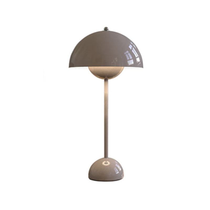 Contemporary Style Dome Night Table Lamps Metal 1-Light Table Lamp