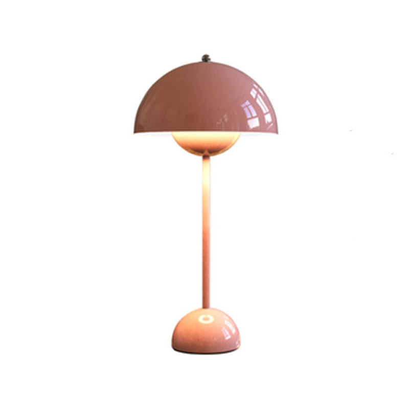Contemporary Style Dome Night Table Lamps Metal 1-Light Table Lamp