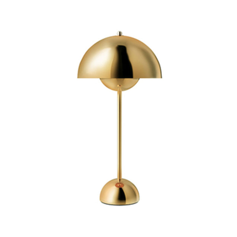 Contemporary Style Dome Night Table Lamps Metal 1-Light Table Lamp