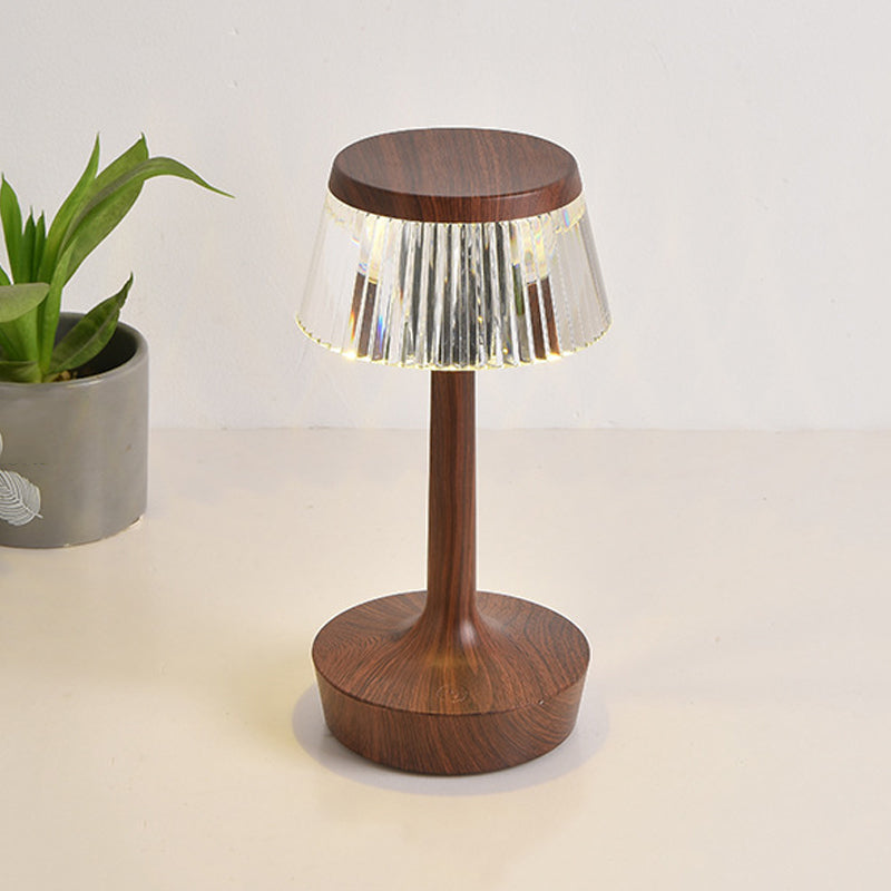Contemporary Style Geometric Night Table Lamps Metal 1-Light Table Lamp