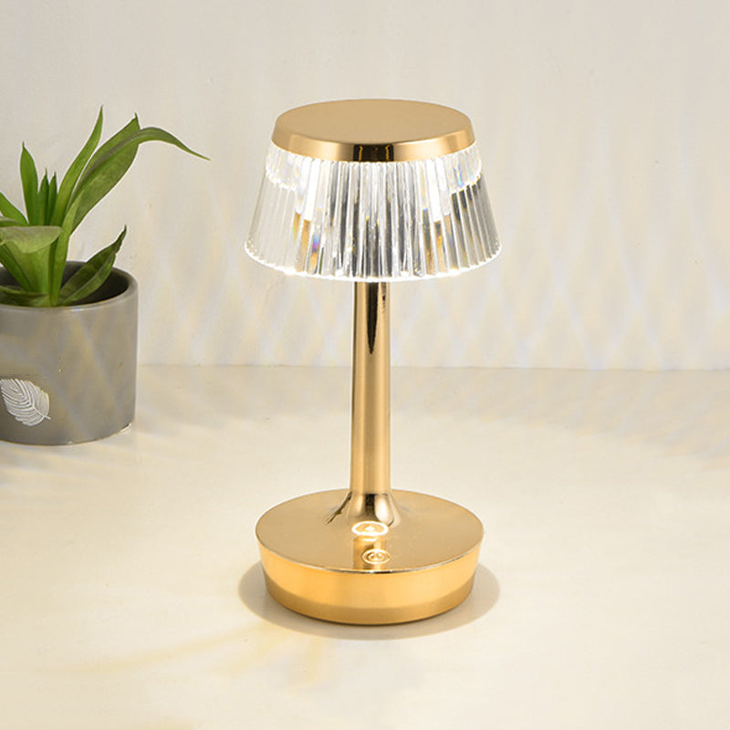 Lampes de table de nuit géométrique de style contemporain Metal 1 lampe de table à la lumière