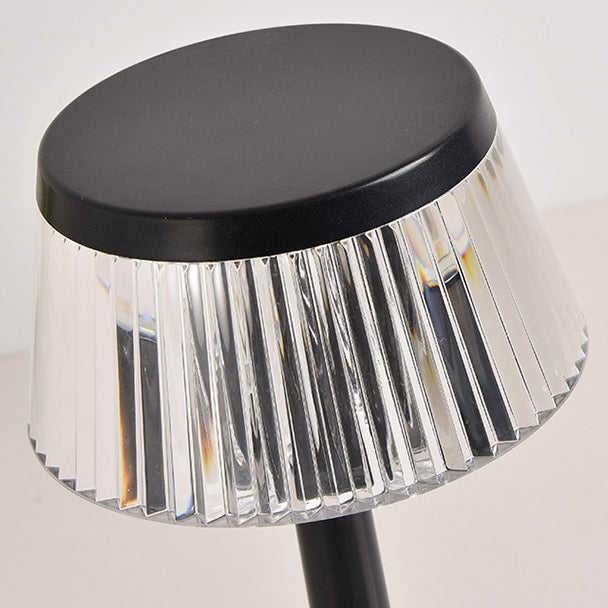 Contemporary Style Geometric Night Table Lamps Metal 1-Light Table Lamp