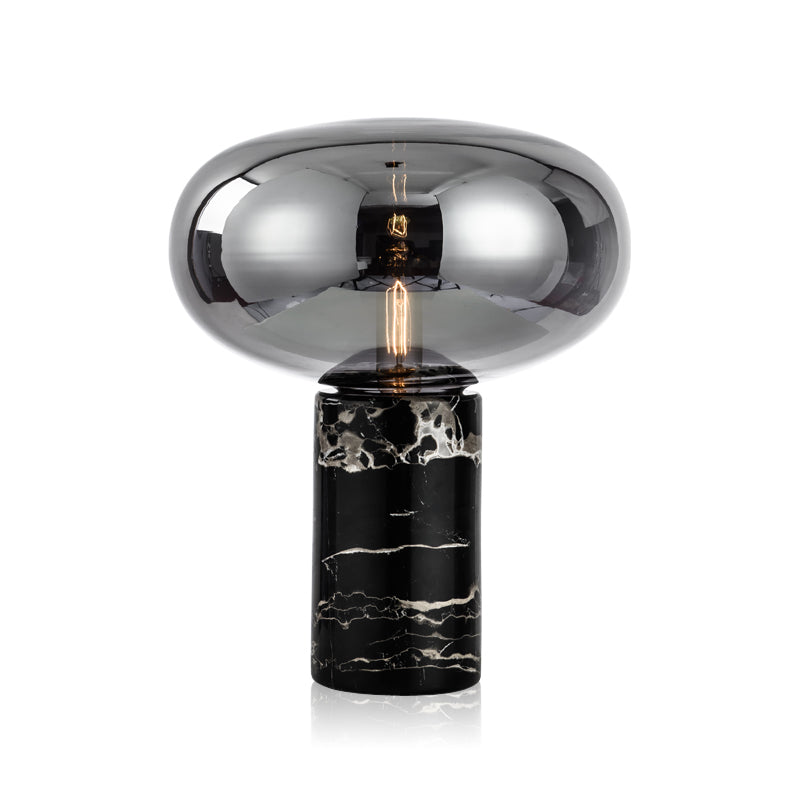 Modern Style Geometric Night Table Lamps Glass 1 Light Table Lamp