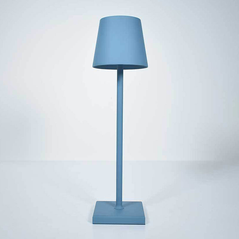 Modern Style Drum Night Table Lamps Metal 1 Light Table Lamp