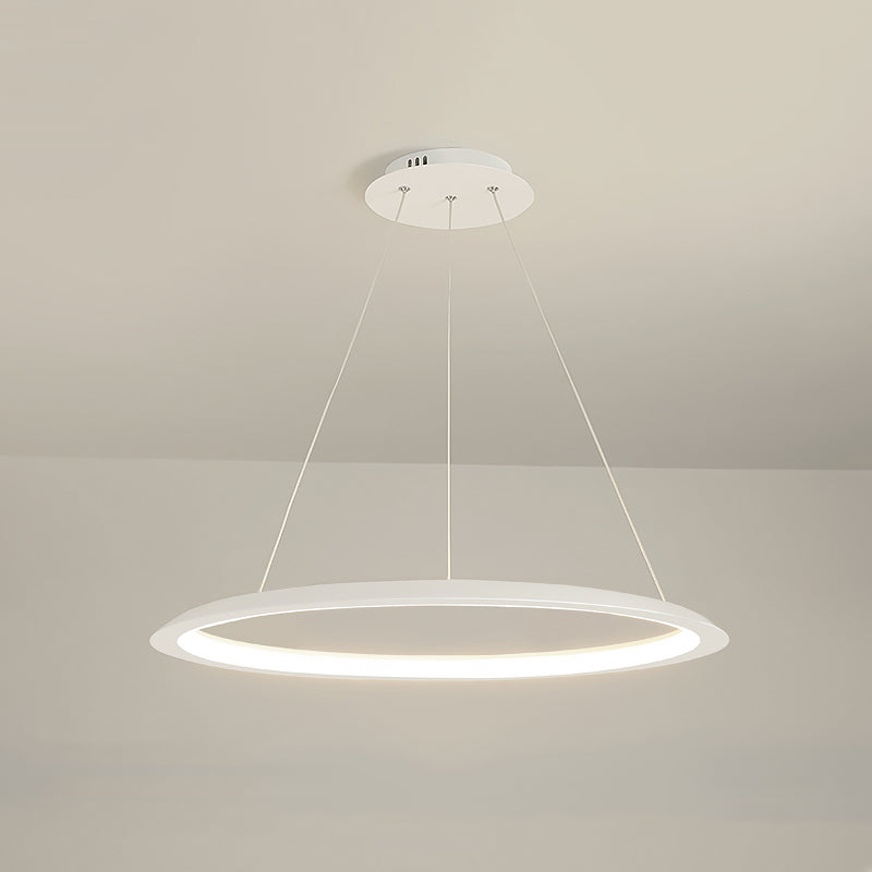 Metal Round Shape Flush Ceiling Light Modern Style 1 Light Flush Mount Lighting Fixtures