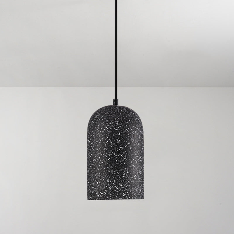 Geometric Concrete Pendant Lamp Nordic 1-Light Dining Room Suspension Light