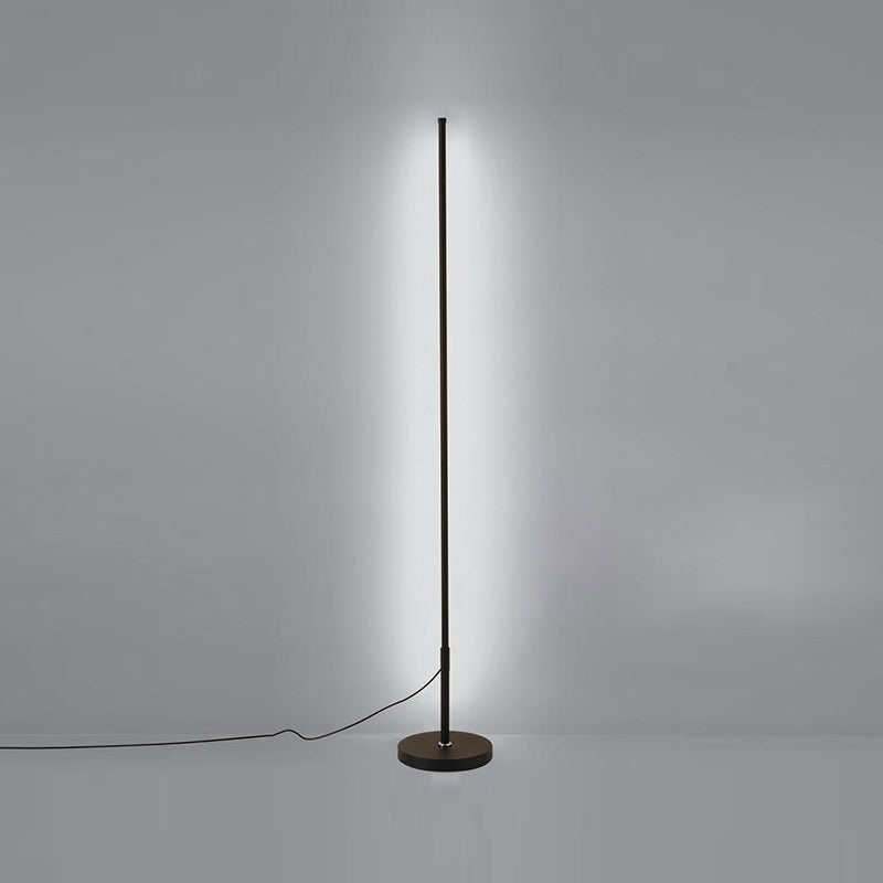 Nordic Linear Floor Lamp Metal 55" High LED Floor Light for Living Room