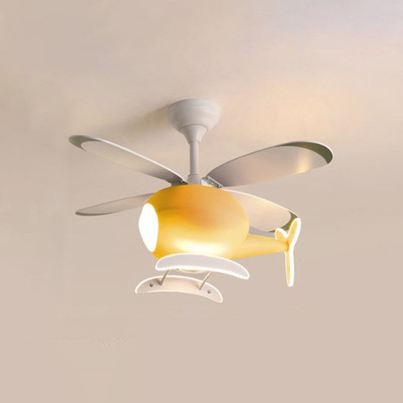 Modern Style Ceiling Fan Lamp Metal Multi Light Ceiling Fan Lighting for Children's Room