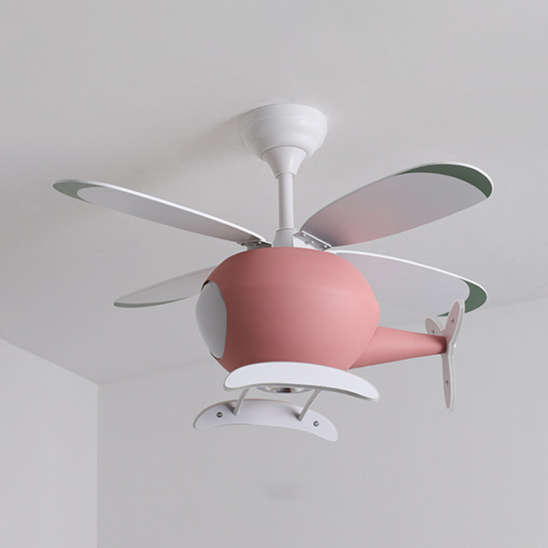 Modern Style Ceiling Fan Lamp Metal Multi Light Ceiling Fan Lighting for Children's Room