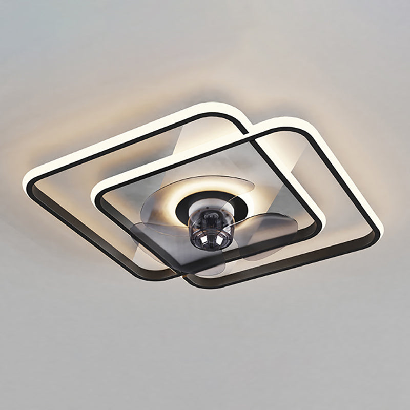 Modern Style Ceiling Fan Lamp Metal Multi Light Ceiling Fan Lighting for Bedroom