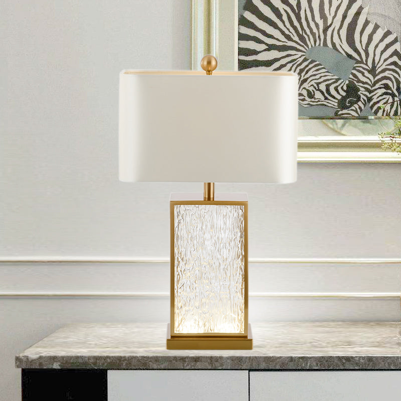 Rechteck Fabric Task Lighting Modernismus 1 Glühbirnen weißes Lesebuchlicht für das Studium