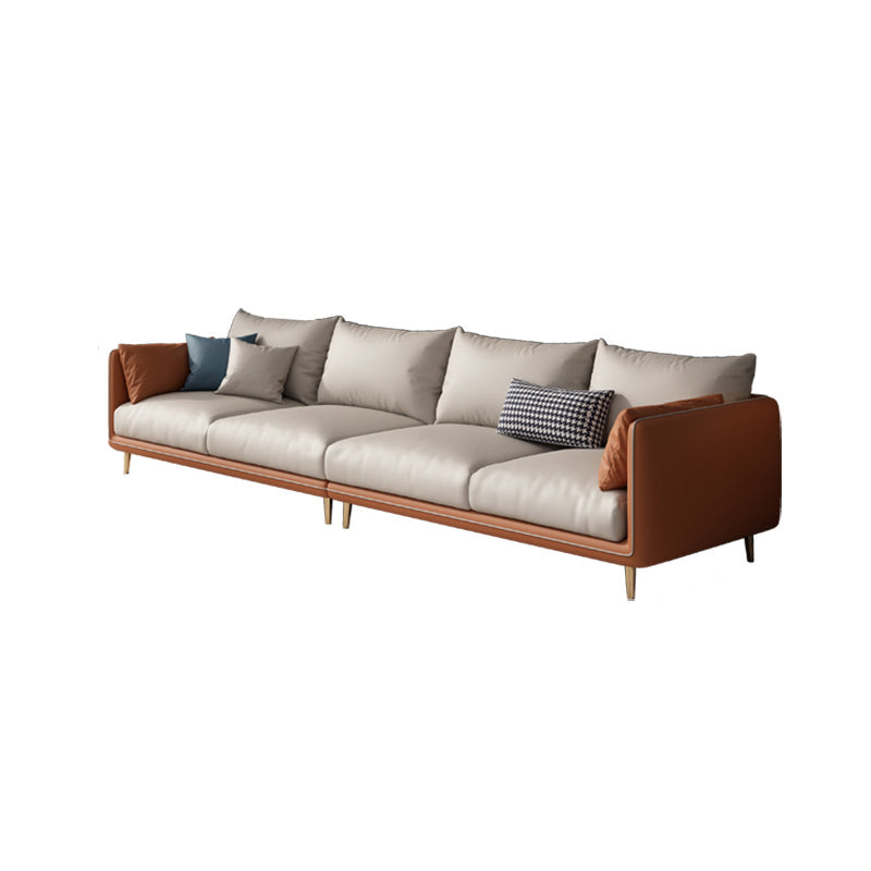 Stain-Resistant Living Room Sofa Pillow Top Arm Standard Settee