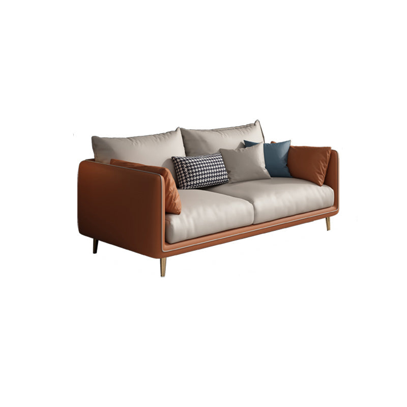 Stain-Resistant Living Room Sofa Pillow Top Arm Standard Settee