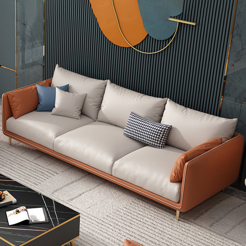 Stain-Resistant Living Room Sofa Pillow Top Arm Standard Settee