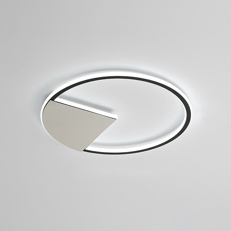 Metal Circular Ceiling Mount Light Fixture Nordic LED Ceiling Fixture