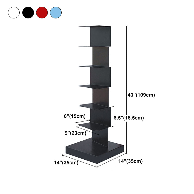13.78"W Bookshelf Contemporary Style Invisible Bookcase for Office Study Room