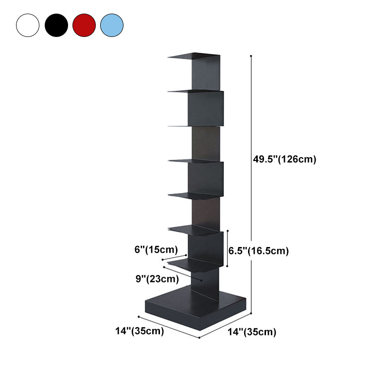 13.78"W Bookshelf Contemporary Style Invisible Bookcase for Office Study Room