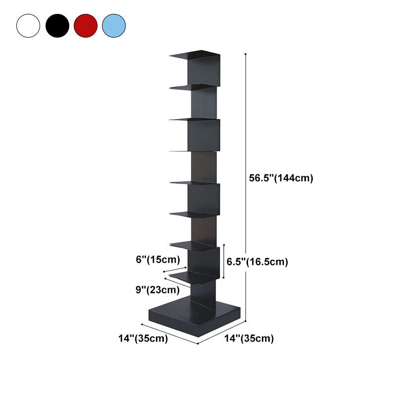 13.78"W Bookshelf Contemporary Style Invisible Bookcase for Office Study Room