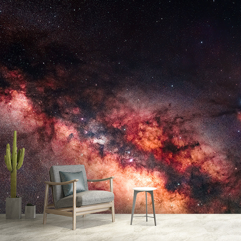 Photography Stain Resistant Wallpaper Cosmos Living Room Wall Mural