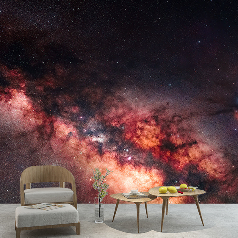 Photography Stain Resistant Wallpaper Cosmos Living Room Wall Mural