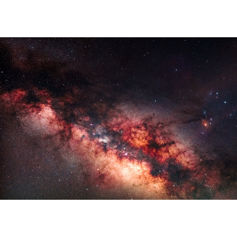 Photography Stain Resistant Wallpaper Cosmos Living Room Wall Mural