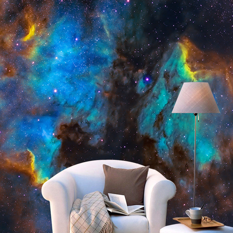 Photography Stain Resistant Mural Wallpaper Cosmos Living Room Wall Mural