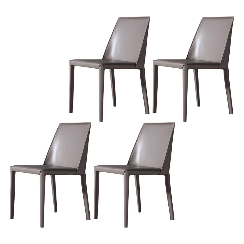 Modern 1/4/5/6/7 Pieces Dining Set Sintered Stone Dining Table with Leather Chairs
