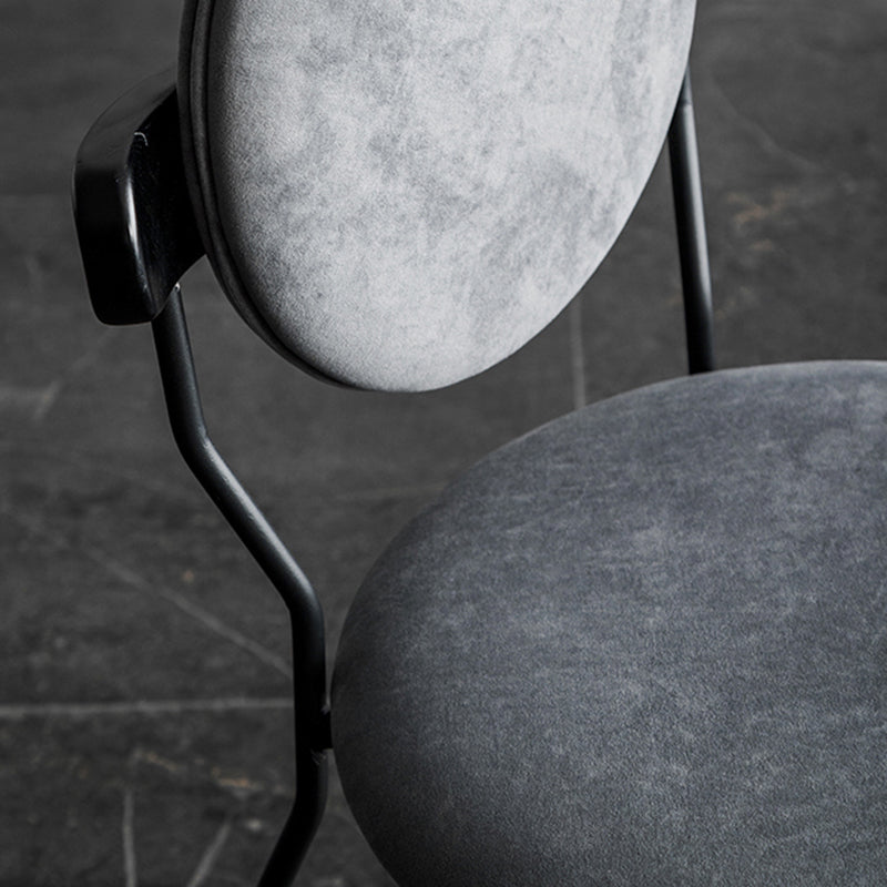 Minimalist Design Armless Open Back Chairs for Home Upholstered Side Chair