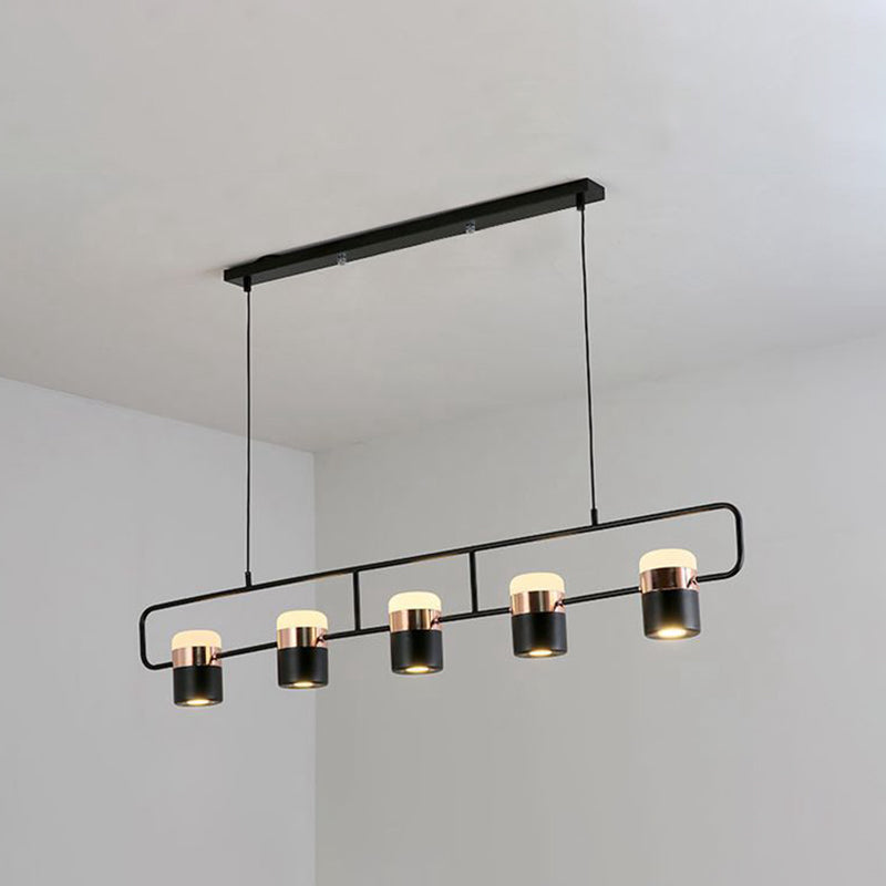 Modern Style Cylinder Pendant Lights Metal Hanging Pendant Lights