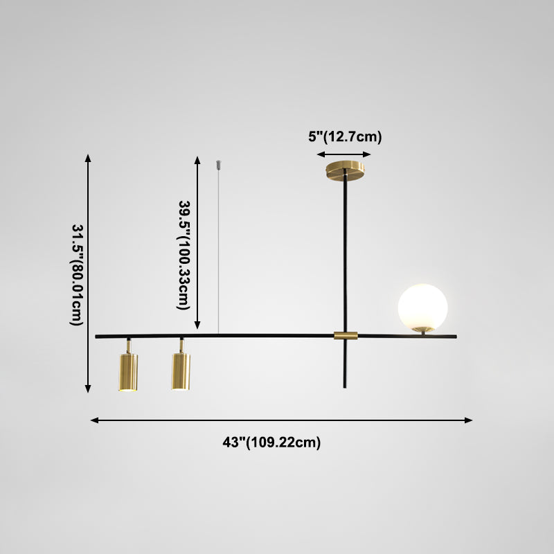 Modern Style Cylinder Hanging Pendant Lights Metal Ceiling Pendant Lights