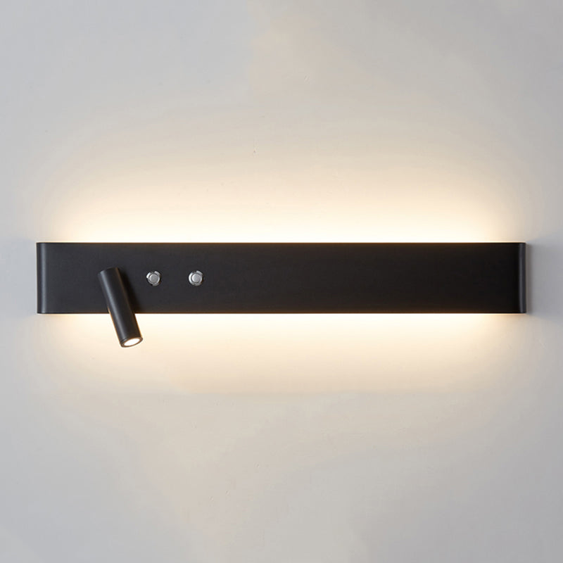 Rectangle Shape Metal Wall Lighting Ideas Modern Style Wall Mounted Light Fixtures