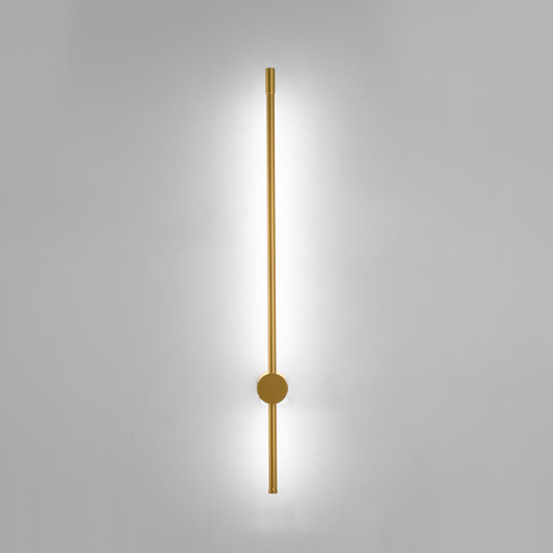 Linear Shape Metal Wall Lighting Idea Modern Style 1 Light Wall Light Sconce
