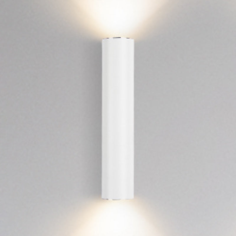 Cylinder Wall Mounted Lamps Modern Style Metal 2 Lights Wall Lighting Ideas