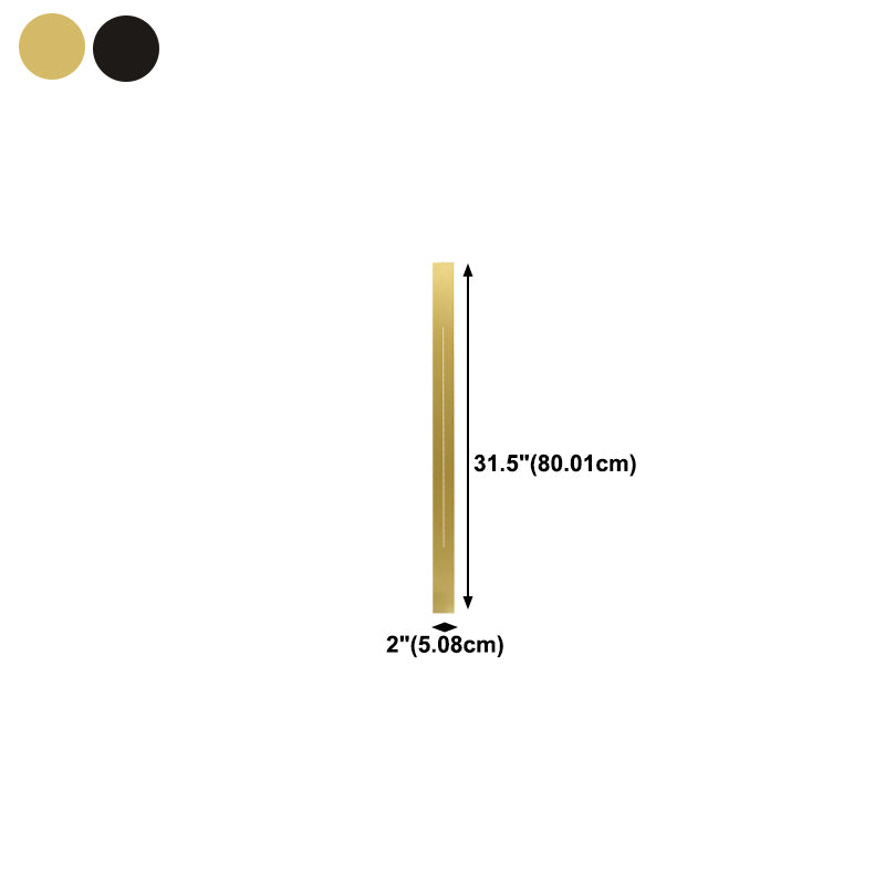 Metal Strip Shape Wall Light Minimalist 1 Light LED Wall Sconce for Aisle