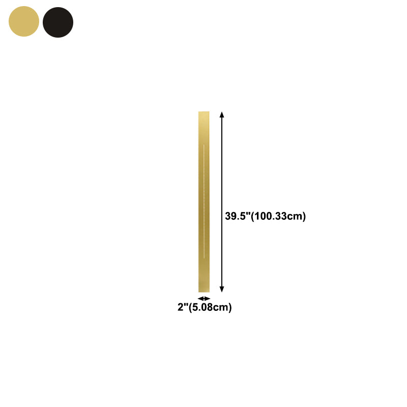 Metal Strip Shape Wall Light Minimalist 1 Light LED Wall Sconce for Aisle