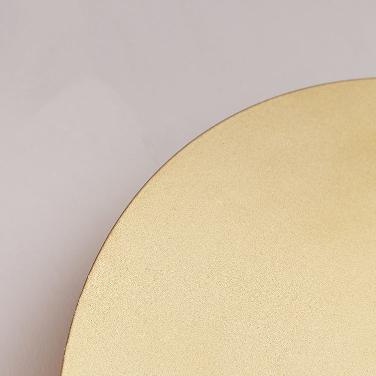 Metal Round Shape Wall Mount Lighting Modern 1-Light Wall Light Fixtures