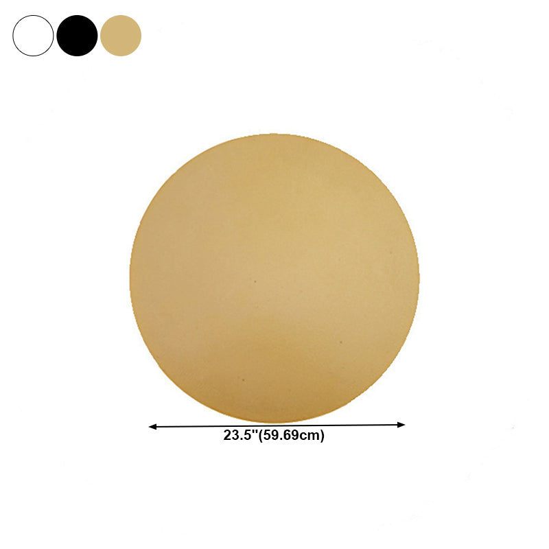 Metal Round Shape Wall Mount Lighting Modern 1-Light Wall Light Fixtures