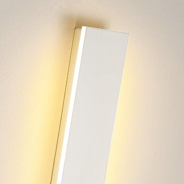 Linear Shape Metal Wall Lighting Idea Modern Style 1 Light Wall Mount Lighting